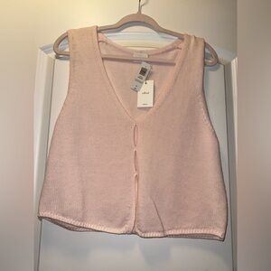 Wilfred Blush Sleeveless Knit Top